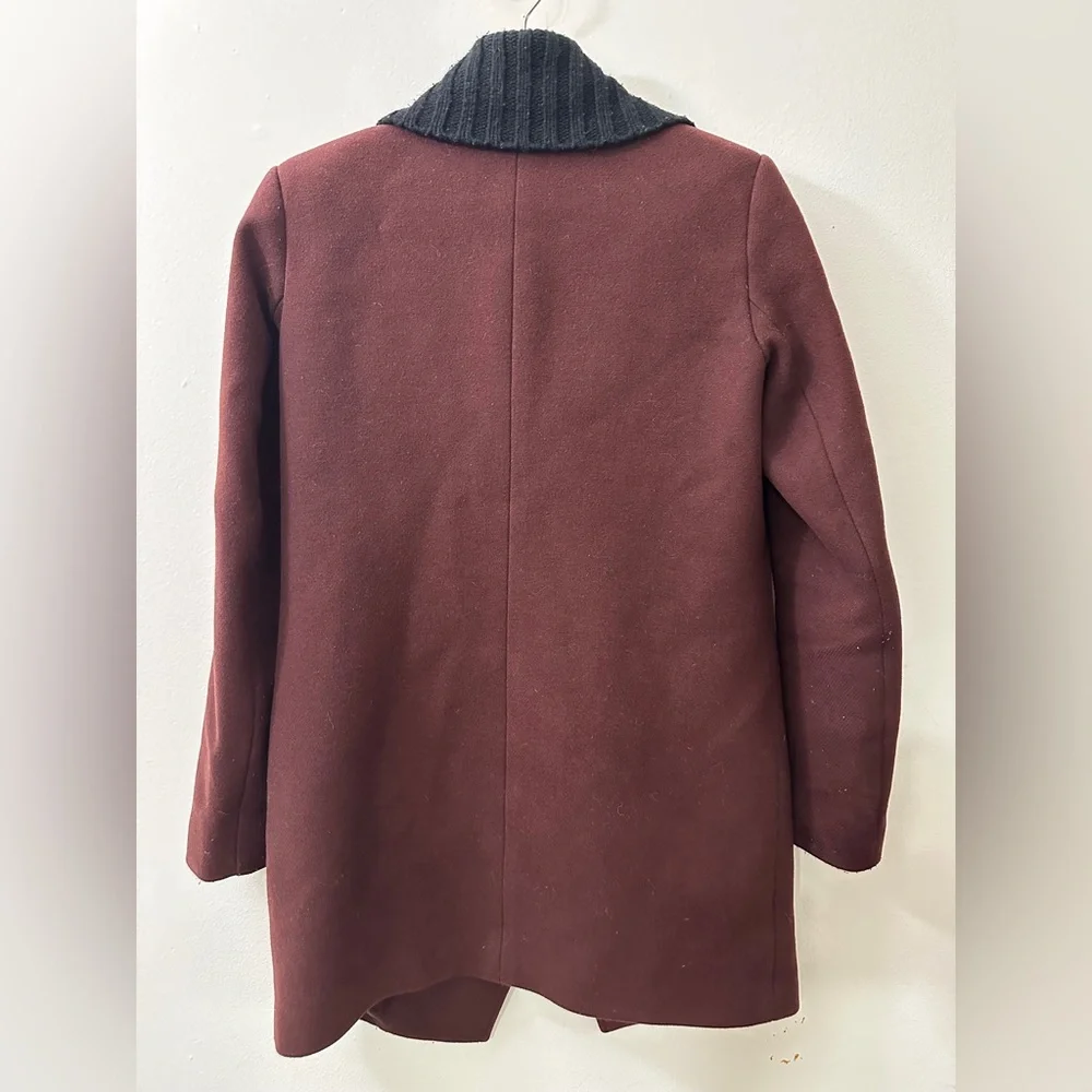 THEORY Trench Coat Knit Collar Retail $765 SIZE PETITE TINY PETITE Stars Hollow - Picture 7 of 7